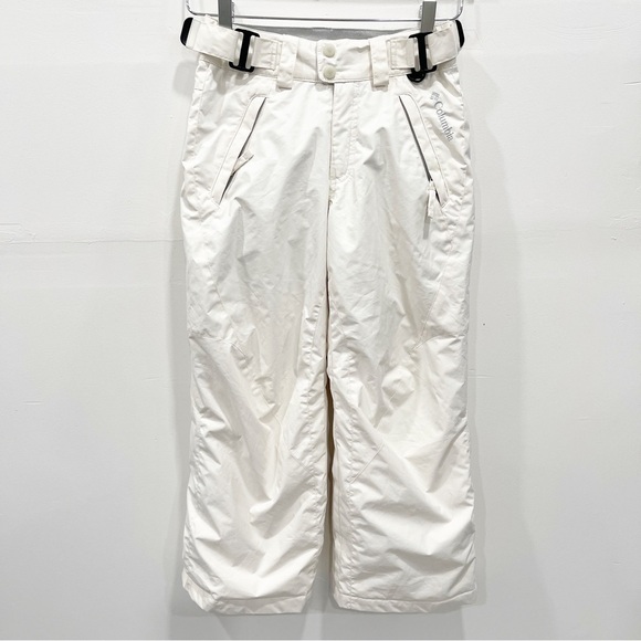 Columbia Omni-Tech White Snow Pants Youth 7/8 - Picture 1 of 9